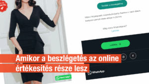 Amikor a beszélgetés az online értékesítés része